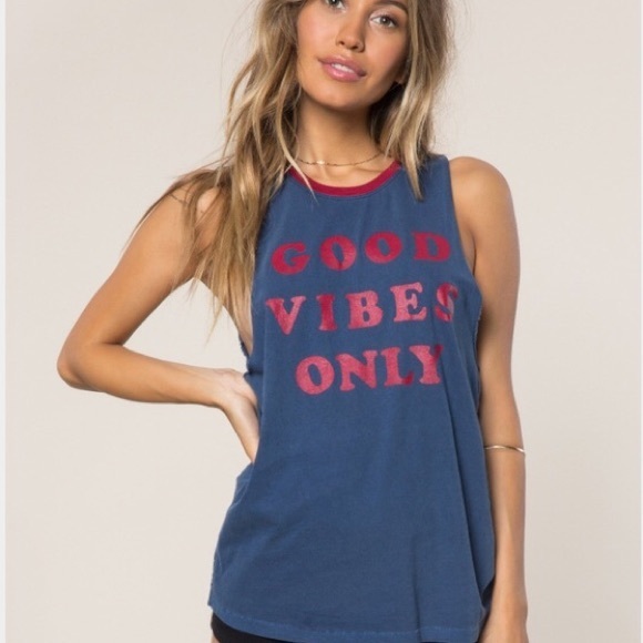 Spiritual Gangster Tops - NWOT Spiritual Gangster Good Vibes Only Tank